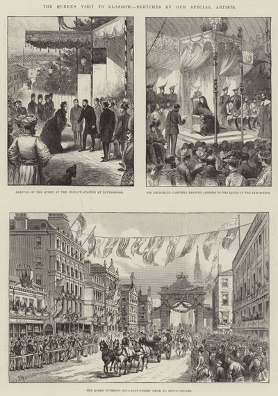 Dronningens besøg i Glasgow af Frank Watkins